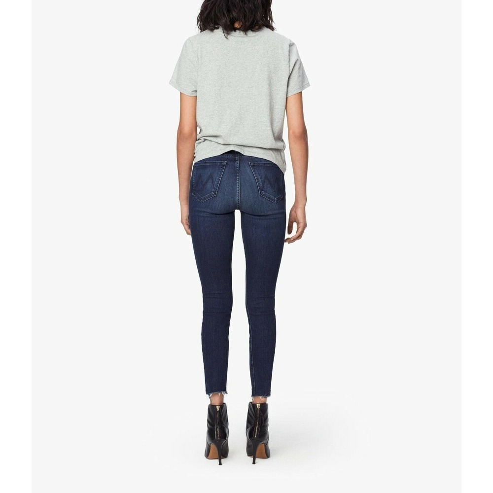 Mother Denim High Waist Looker Ankle Fray Skinny Tongue In Chic NWT 24, 26 $228 - Picture 7 of 16